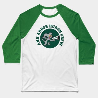 Row Rats - Green Theme Baseball T-Shirt